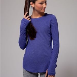 Ivivva by Lululemon purple cotton long sleeve